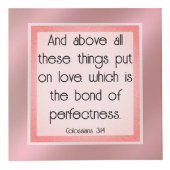 Bijbelverzen over liefde kubus (Voorkant)