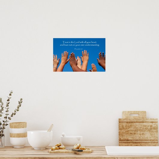 Bijbelzinsdeel poster (Keuken)