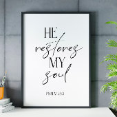 Bijbelzwart zwart wit poster