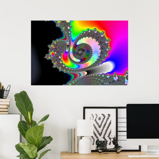 Bijdrage - Fractaal Poster (Thuiskantoor)