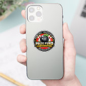 Bijdrager aan de prijzenpot van het bowlingtoernoo sticker (Telefoon)