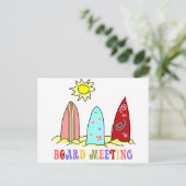 Bijeenkomst van de raad van Surven Briefkaart (Staand voorkant)