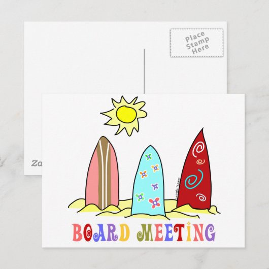 Bijeenkomst van de raad van Surven Briefkaart (Voorkant / Achterkant)