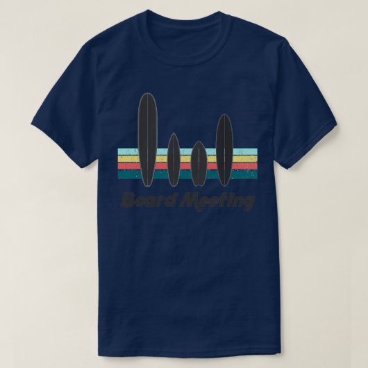 bijeenkomst van de surfplanraad voor stripe t-shirt (Design voorkant)