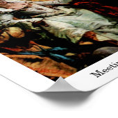 bijeenkomst van marc Antony en Cleopatra Poster (Hoek)