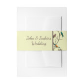 Bijeenkomst van vogels - Belly Bands voor 5x7 uitn Uitnodigingen Wikkel (Voorkant Voorbeeld)