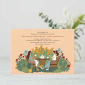 Bijeenkomsten van de Garden Club Kaart (Staand voorkant)