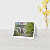 ** BIJEENKOMSTEN** VOOR CHRISTMAS EN NIEUW JAAR KAART (Gele Bloem)