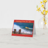 ** BIJEENKOMSTEN** VOOR CHRISTMAS EN NIEUW JAAR KAART (Gele Bloem)