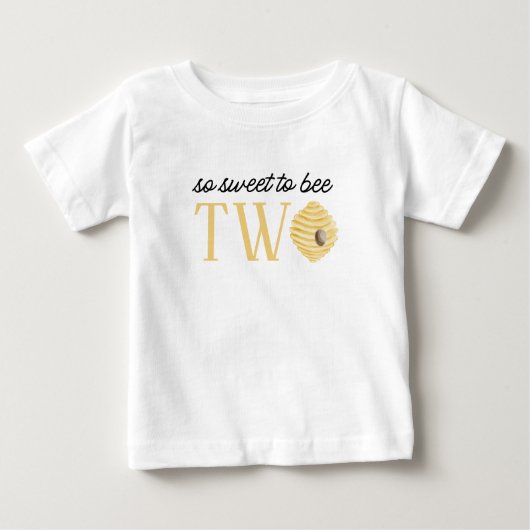 Bijen 2de verjaardag Sweet to Bee Two (Voorkant)