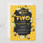 Bijen 2e verjaardag van de uitnodiging van de Beie (Voorkant)
