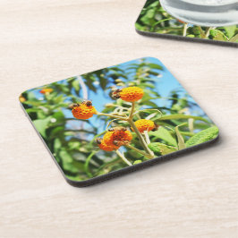 Bijen aan het werk bier onderzetter