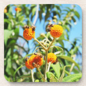 Bijen aan het werk bier onderzetter (Voorkant)