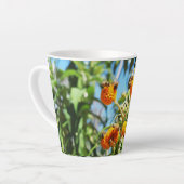 Bijen aan het werk latte mok (Linkerhoek)