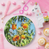 Bijen aan het werk papieren bordje (Feest)