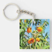 Bijen aan het werk sleutelhanger (voorkant)
