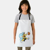 Bijen als Basketball-speler met Basketball Schort (Insitu)