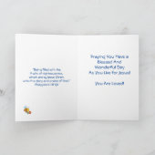 Bijen als Jezus Kaart (Binnen)