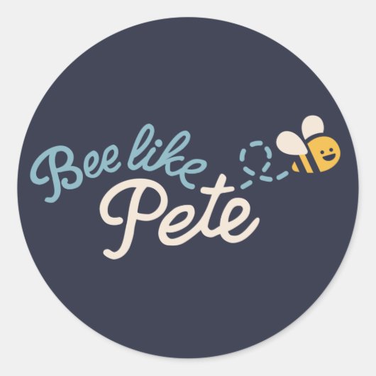 Bijen als Pete Sticker (Voorkant)