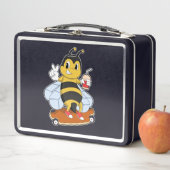 Bijen als Skater met skateboard (In situ)