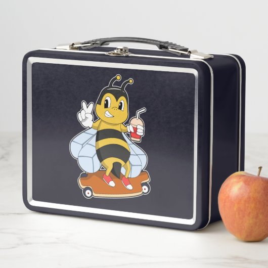 Bijen als Skater met skateboard (In situ)