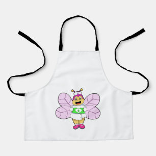 Bijen als verpleegster met eerstelijnskit schort