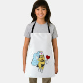 Bijen als verpleegster met Heart.PNG Schort (Insitu)