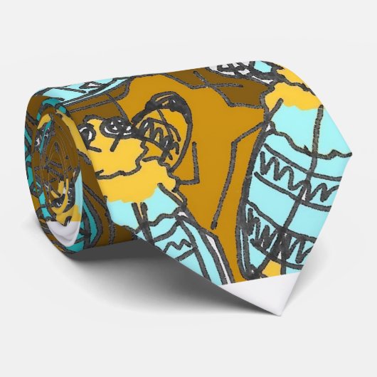 Bijen Apis Cluster Stropdas (Opgerold)