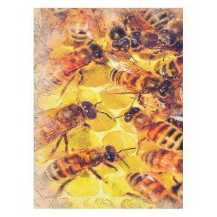 Bijen art Blanket Tafelkleed