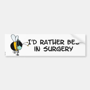 bijen - arts bumpersticker