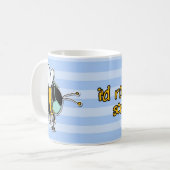 bijen - arts koffiemok (Voorkant links)