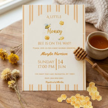 Bijen Baby Shower, Aquarel Hommels 