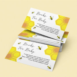 Bijen Baby shower boeken voor Baby Informatiekaartje