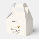 Bijen Baby shower Dank je wel Bedankdoosjes (Voorkant Zijde)