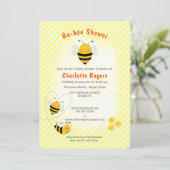 Bijen Baby shower Genderneutraal geluid Kaart (Staand voorkant)