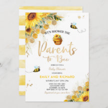 Bijen Baby shower geslachtsneutrale ouders om bij 