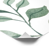 Bijen baby shower gunsten perfect poster (Hoek)