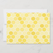 Bijen Baby shower - Hartelijk dank Bedankkaart (Achterkant)