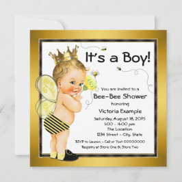 Bijen Baby Shower Kaart