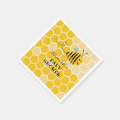 Bijen Baby shower Napkin Servet (Hoek)