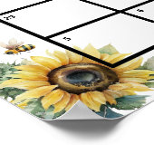 Bijen Baby shower | Poster vervaldatum (Hoek)