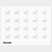 Bijen Baby Shower Ronde Sticker (Vel)