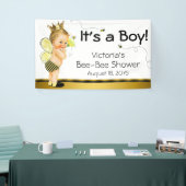 Bijen Baby Shower Spandoek (Beurs)