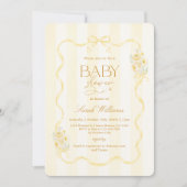 Bijen baby shower uitnodiging (Voorkant)