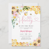 Bijen Baby Shower Uitnodiging (Voorkant)