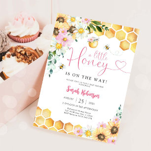 Bijen Baby Shower Uitnodiging