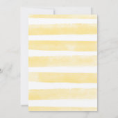 Bijen Baby shower Uitnodiging Floral Babee Shower (Achterkant)