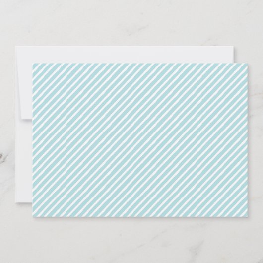 Bijen Baby shower uitnodiging, jongen Kaart (Achterkant)