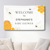 Bijen Baby shower Welkom Spandoek
