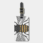  bijen bagagelabel (Voorkant verticaal)